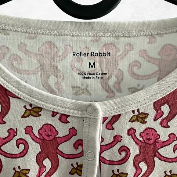 Roller Rabbit Monkey Pajama Top - Picture 6 of 7